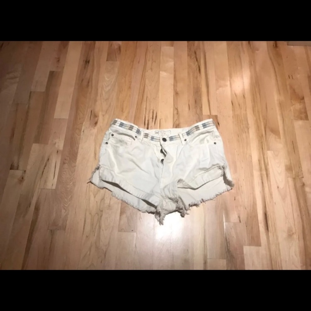 Free People White Shorts